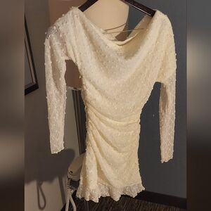 Shein Cream Lace Top